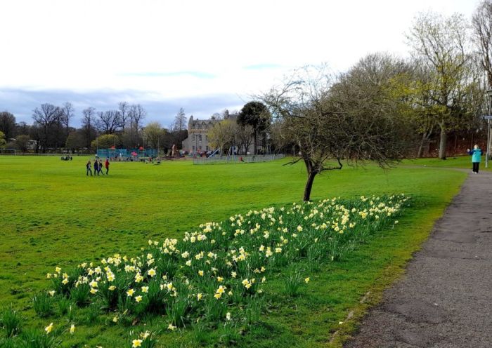 Inch Park - view towards Inch House from the SE