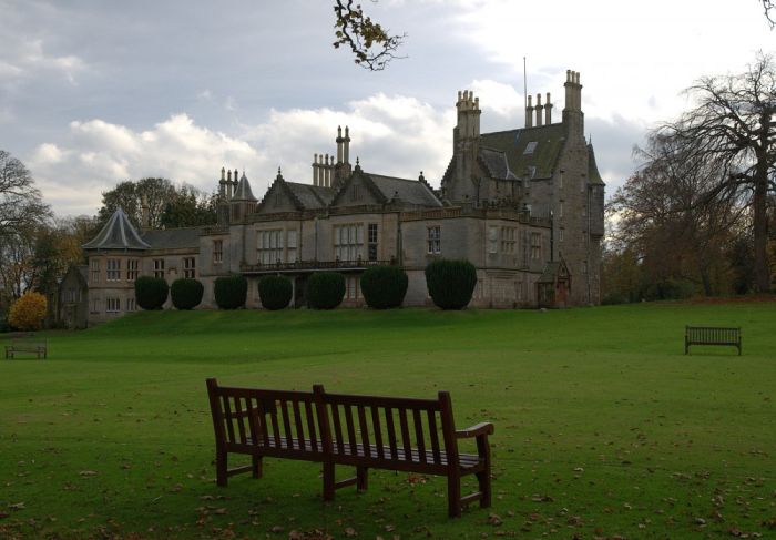 Lauriston Castle - lawns and castle from the north