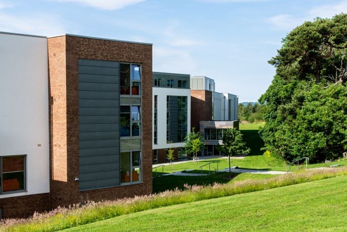 Riccarton Campus - Anna Macleod Hall, in the west of the area
