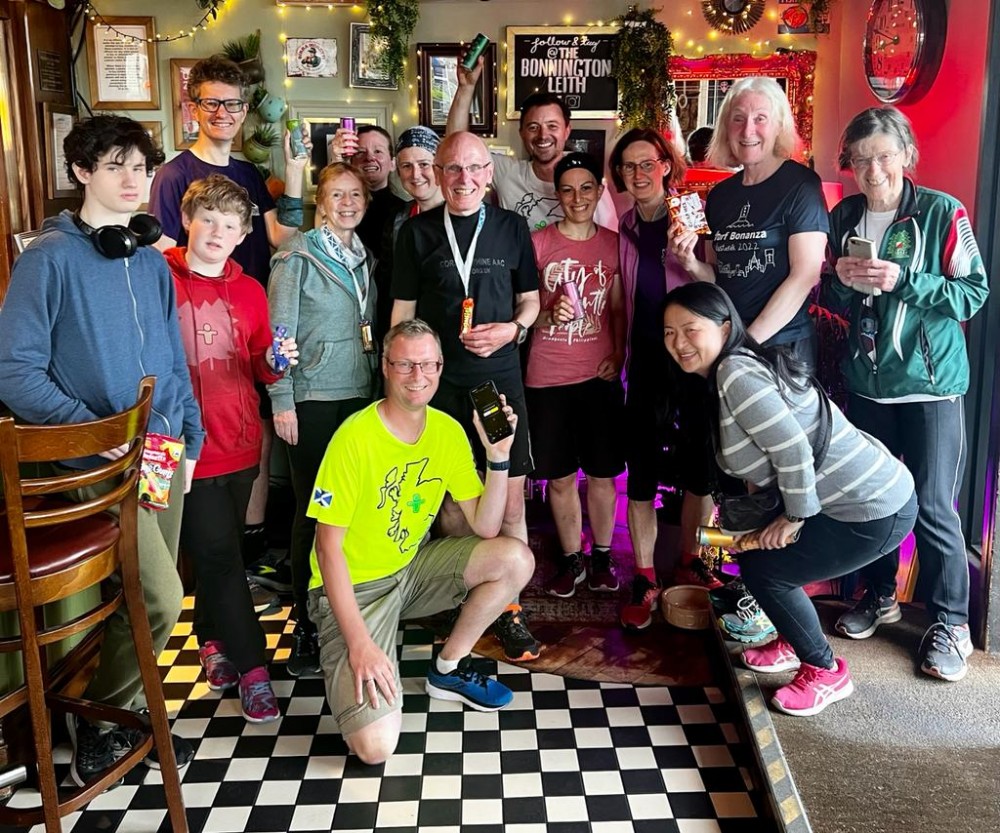 Orienteers and turfers at the June social