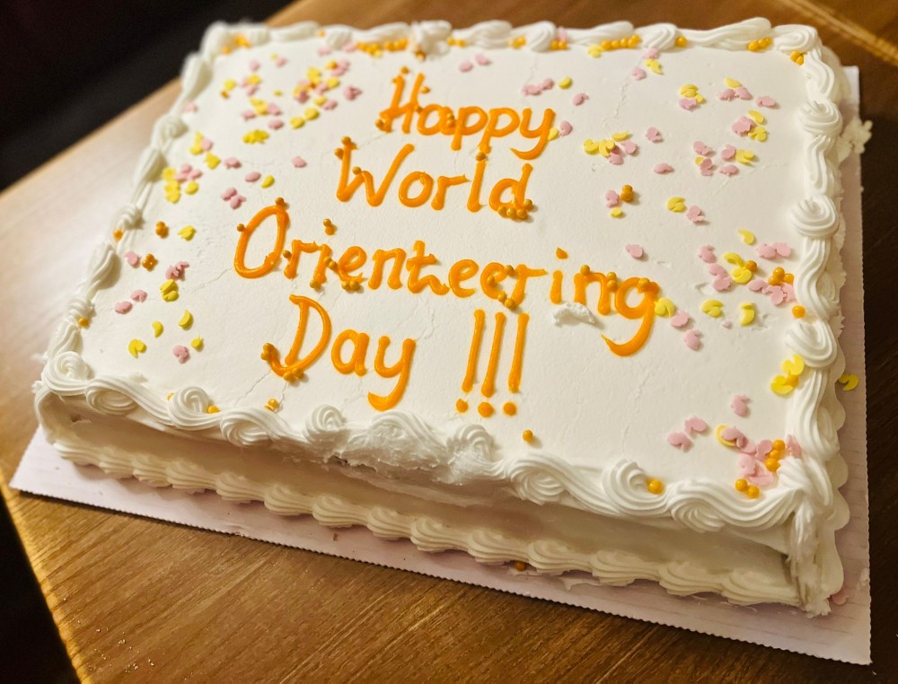 2022 - 05 - ESOC May Social - World Orienteering Day Cake