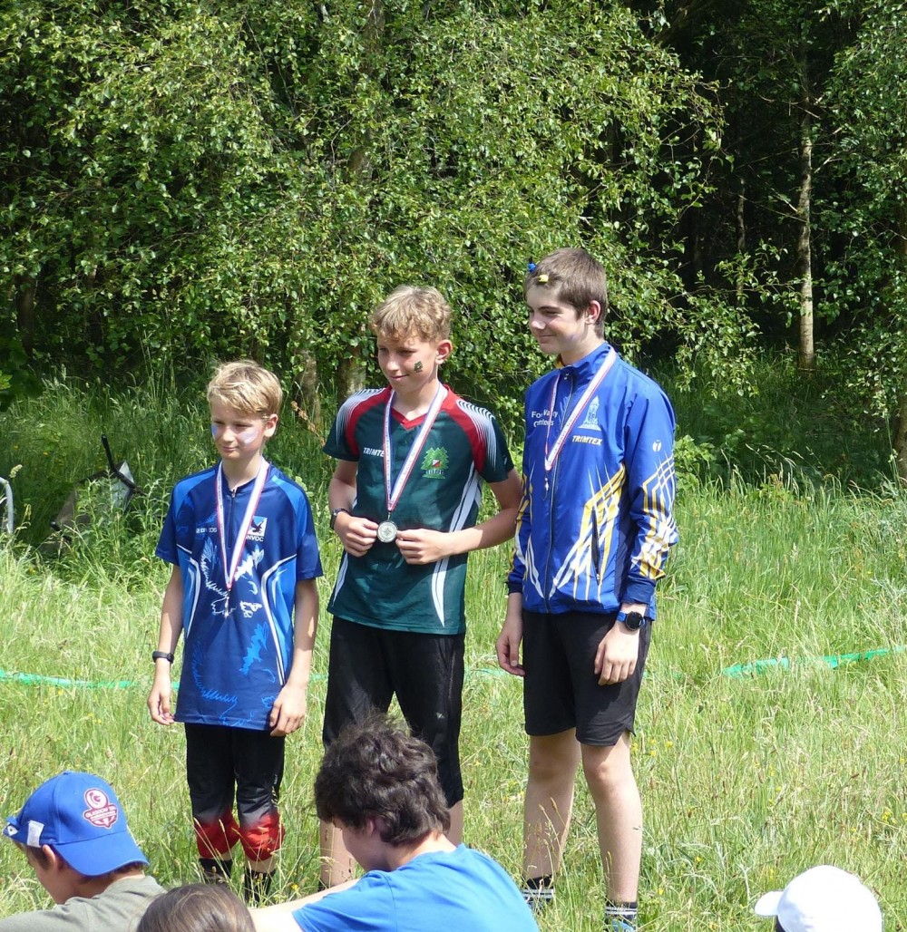 2023_JST_Calum on the podium! (Light Green Boys Gold medal)