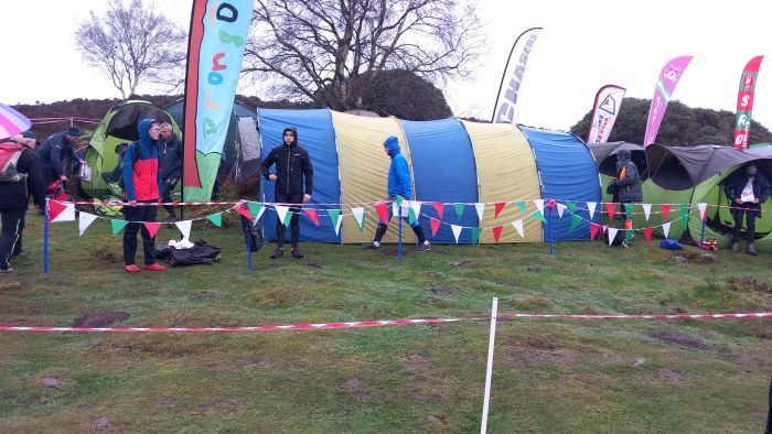 We allied with FVO for the relays, with both a Mini-Relay team (Emma Daley, Lucy Feltbower, Lucy Finch) and also Assembly base (FVO provided the tent, and ESOC provided the bunting!)