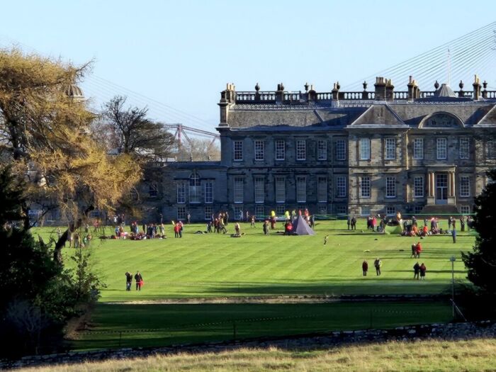 BSOC Finish area and Hopetoun House