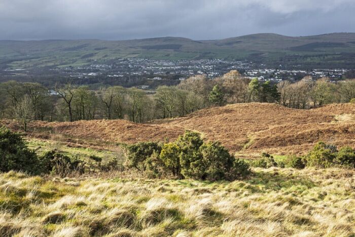 Looking NW from Croy Hill