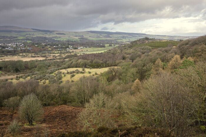 Looking NE from Croy Hill