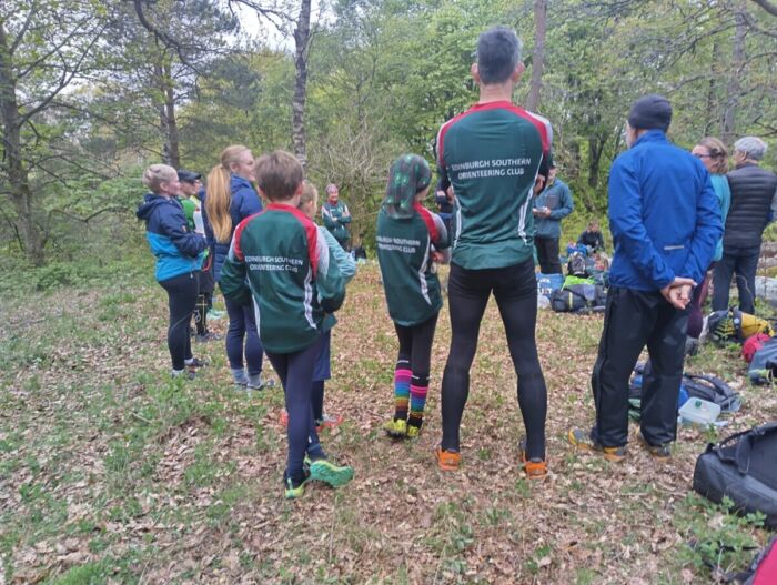 ESOC members at training