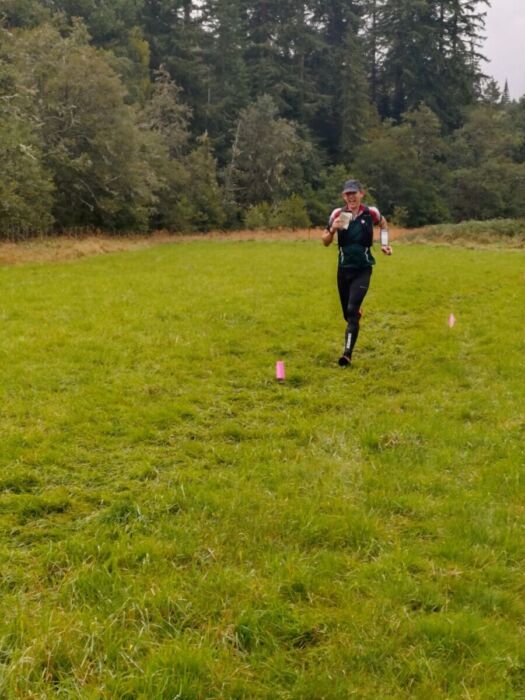 Matt at the finish in Glen Affric