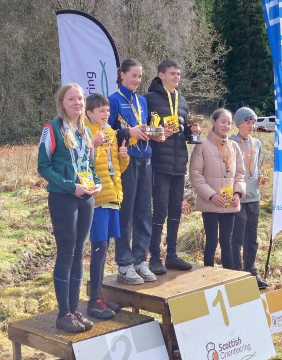 Emma 2nd overall M/W14 podium