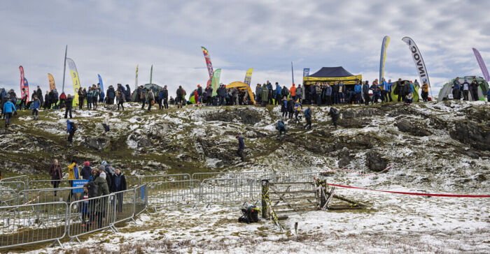 Busy ESOC tent on relay day