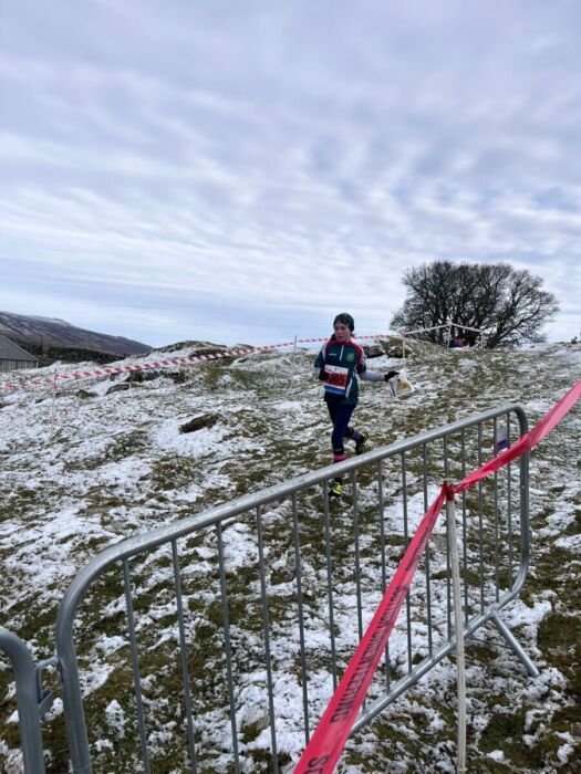 Kirstin on the run in