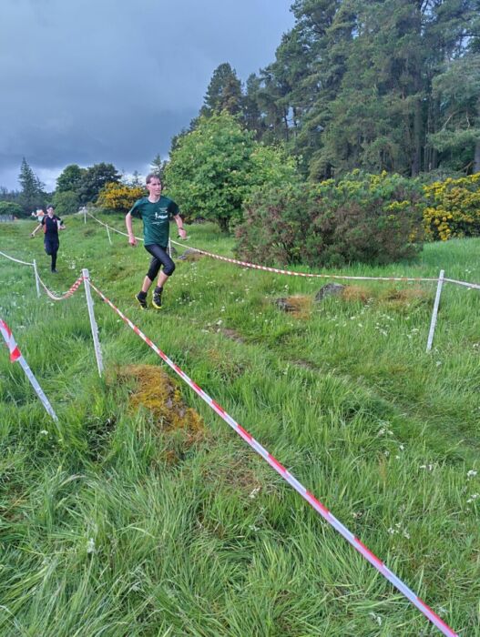 Calum finishing